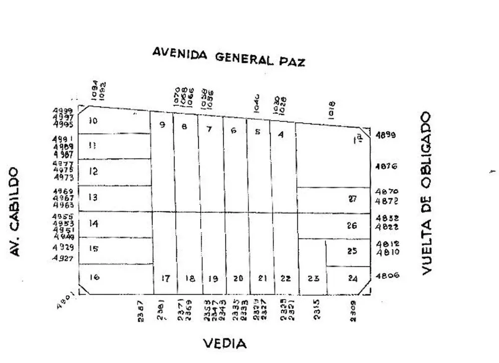Venta Terreno Nuñez  - Av Gral Paz y Cabildo