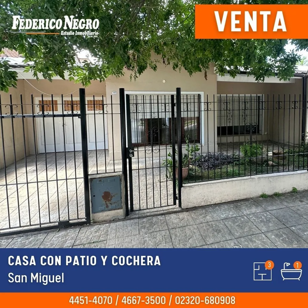 Casa en San Miguel, Buenos Aires para Venta