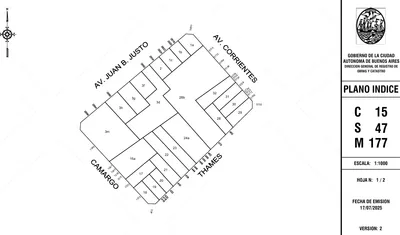 Imagen 2 de Villa Crespo terreno en venta doble frente 100% m