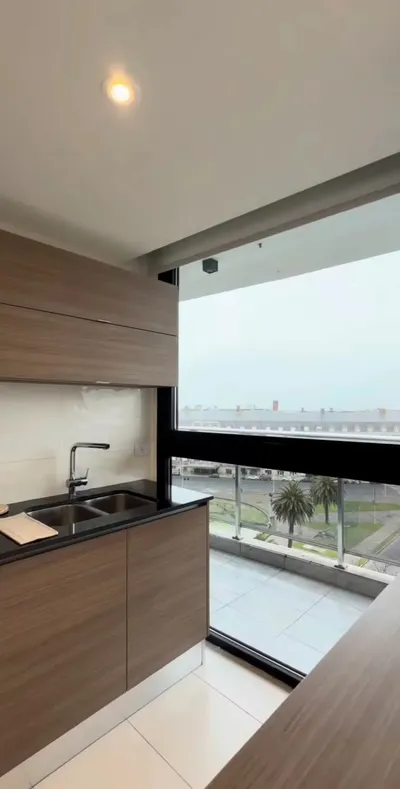 Imagen 2 de Departamento Noveccento Frente Al Mar Vista Plena 2 Ambientes Mar Del Plata Edificio Cabrales Amoblado A Estrenar Al Frente Muy Luminoso Vista Al Casino A Plaza Colón Y El Mar
